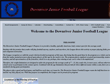 Tablet Screenshot of downriverjuniorfootball.org